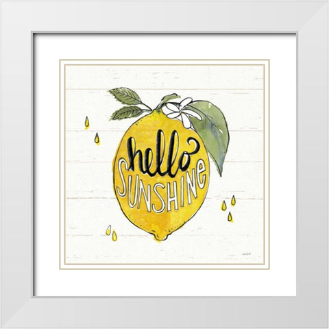 Lemonade Stand VII White Modern Wood Framed Art Print with Double Matting by Tavoletti, Anne