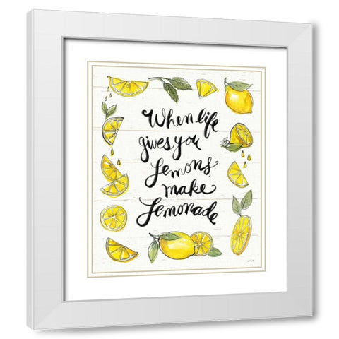 Lemonade Stand VIII White Modern Wood Framed Art Print with Double Matting by Tavoletti, Anne
