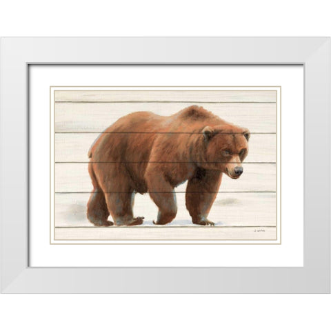 Northern Wild I on Wood White Modern Wood Framed Art Print with Double Matting by Wiens, James