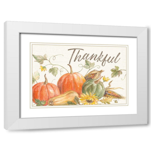 Happy Harvest I White Modern Wood Framed Art Print with Double Matting by Vassileva, Silvia