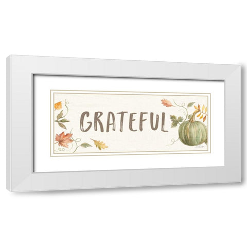 Happy Harvest IX White Modern Wood Framed Art Print with Double Matting by Vassileva, Silvia