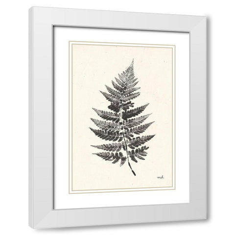 Walk in the Woods II White Modern Wood Framed Art Print with Double Matting by Hershey, Moira