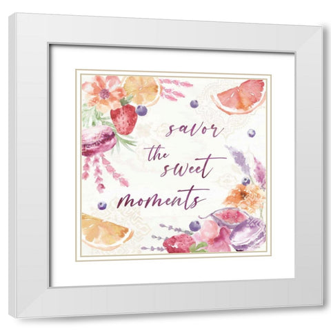 Classy Cocktails VI White Modern Wood Framed Art Print with Double Matting by June, Dina