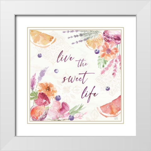 Classy Cocktails VII White Modern Wood Framed Art Print with Double Matting by June, Dina