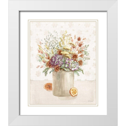 Cottage Charm III White Modern Wood Framed Art Print with Double Matting by Grove, Beth