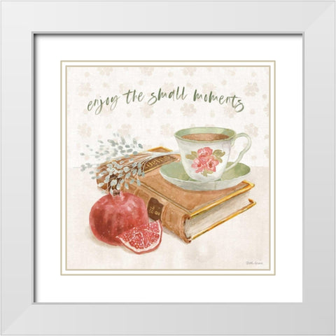 Cottage Charm VI White Modern Wood Framed Art Print with Double Matting by Grove, Beth