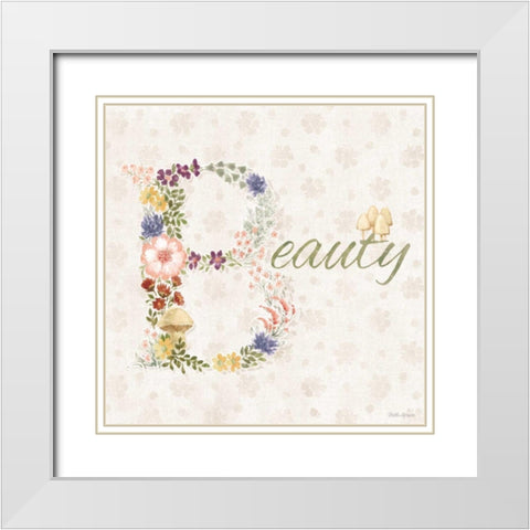 Cottage Charm X White Modern Wood Framed Art Print with Double Matting by Grove, Beth