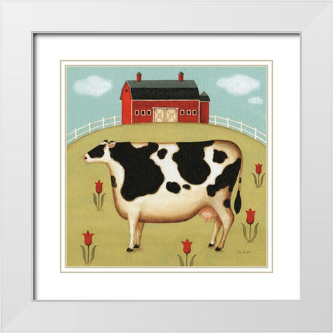My Home II White Modern Wood Framed Art Print with Double Matting by Audit, Lisa