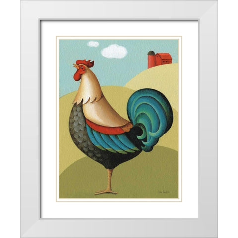 My Home VI White Modern Wood Framed Art Print with Double Matting by Audit, Lisa