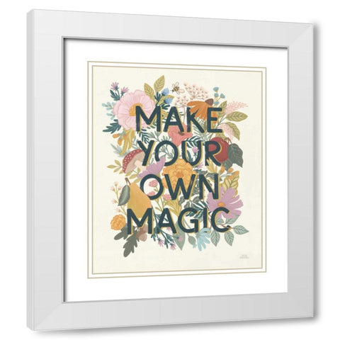 September Sweetness IV White Modern Wood Framed Art Print with Double Matting by Marshall, Laura