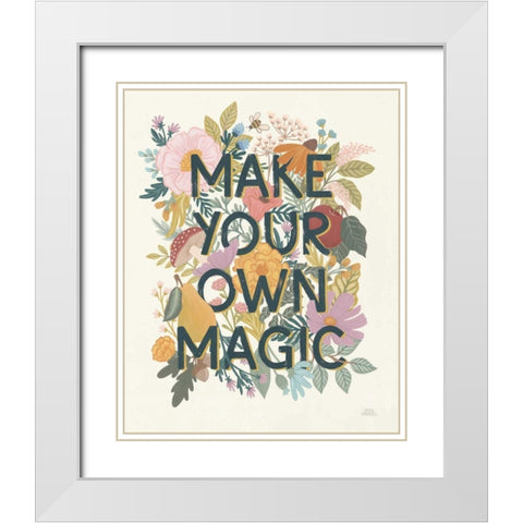 September Sweetness IV White Modern Wood Framed Art Print with Double Matting by Marshall, Laura