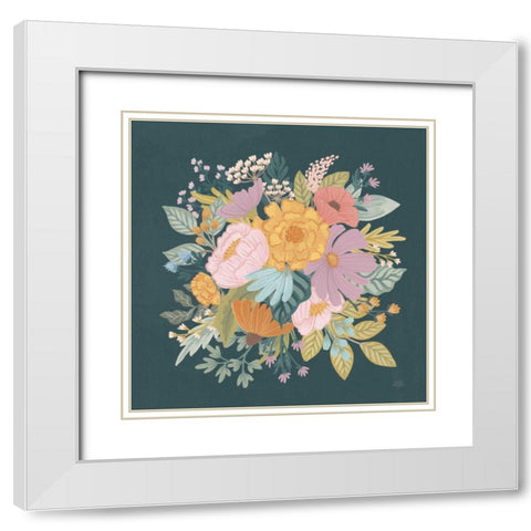 September Sweetness VI White Modern Wood Framed Art Print with Double Matting by Marshall, Laura