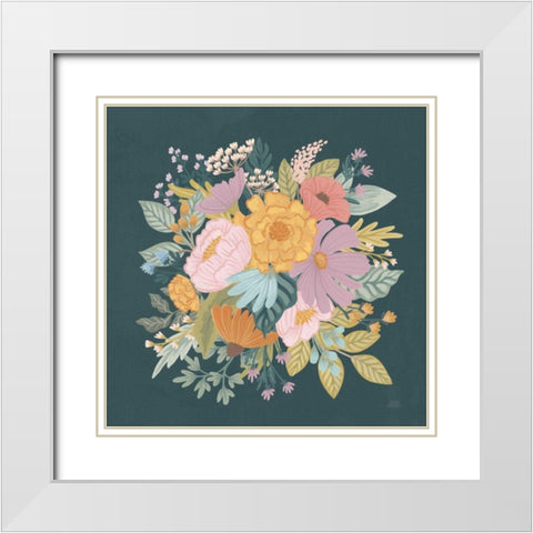 September Sweetness VI White Modern Wood Framed Art Print with Double Matting by Marshall, Laura