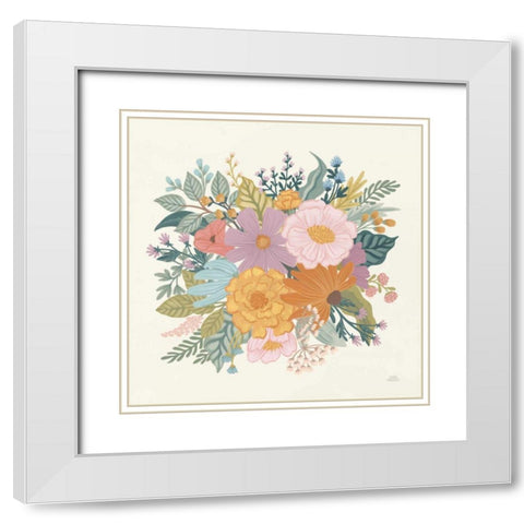 September Sweetness VII White Modern Wood Framed Art Print with Double Matting by Marshall, Laura
