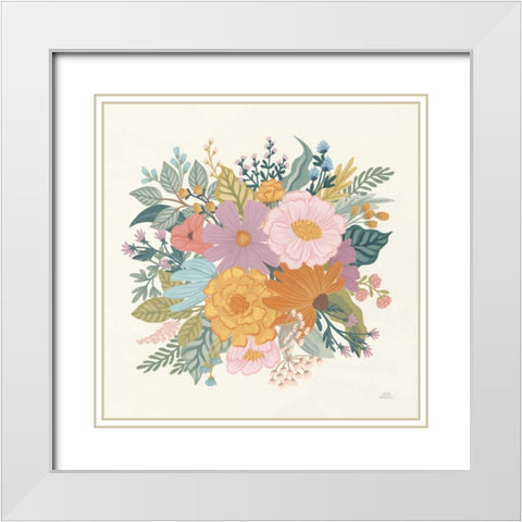 September Sweetness VII White Modern Wood Framed Art Print with Double Matting by Marshall, Laura