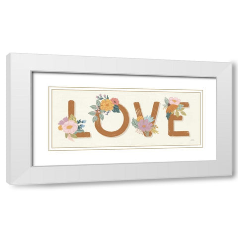 September Sweetness VIII White Modern Wood Framed Art Print with Double Matting by Marshall, Laura