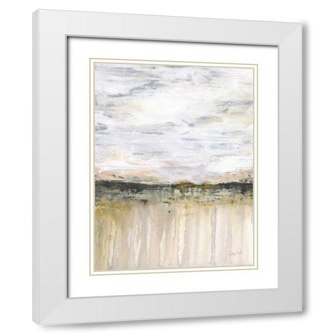 New Beginnings White Modern Wood Framed Art Print with Double Matting by Prahl, Courtney