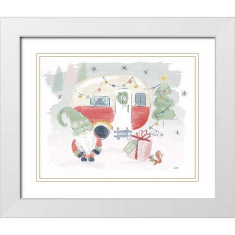 Woodland Wonders III White Modern Wood Framed Art Print with Double Matting by York, Leah