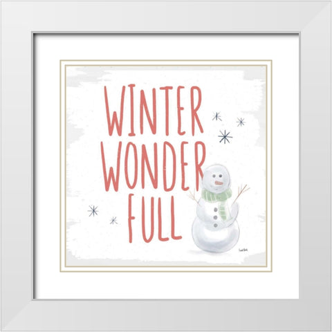 Woodland Wonders VI White Modern Wood Framed Art Print with Double Matting by York, Leah