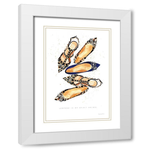 On the Wild Side III White Modern Wood Framed Art Print with Double Matting by Charro, Mercedes Lopez
