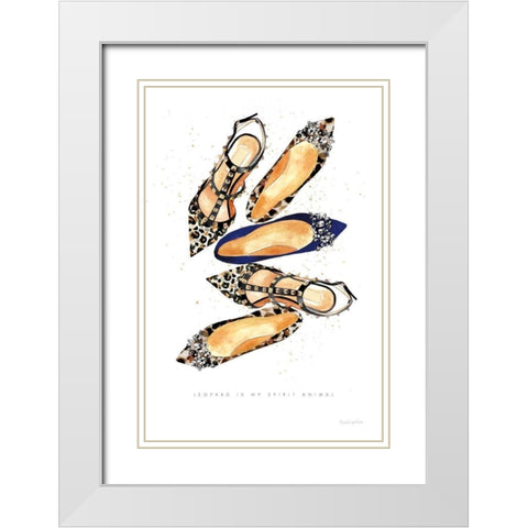 On the Wild Side III White Modern Wood Framed Art Print with Double Matting by Charro, Mercedes Lopez