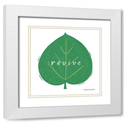 Nature Sanctuary I White Modern Wood Framed Art Print with Double Matting by Snowdon, Alexandra