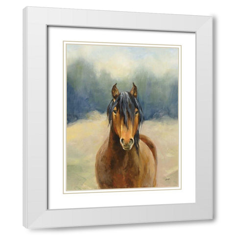 Spirit of the West I White Modern Wood Framed Art Print with Double Matting by Purinton, Julia