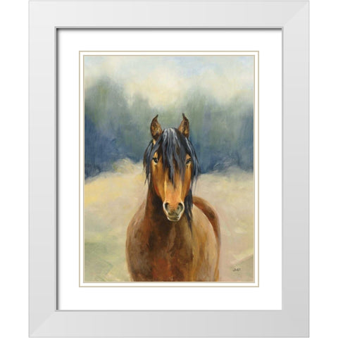 Spirit of the West I White Modern Wood Framed Art Print with Double Matting by Purinton, Julia