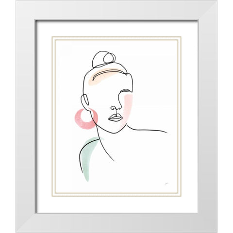 Going Out Tonight White Modern Wood Framed Art Print with Double Matting by Panganiban, Karyn