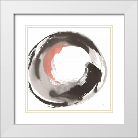 Hake Clay III White Modern Wood Framed Art Print with Double Matting by Paschke, Chris