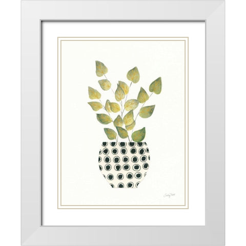 Herb Garden IV White Modern Wood Framed Art Print with Double Matting by Prahl, Courtney