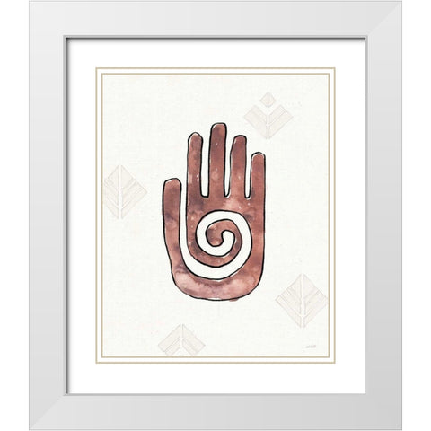 Southwest Flair VII White Modern Wood Framed Art Print with Double Matting by Tavoletti, Anne