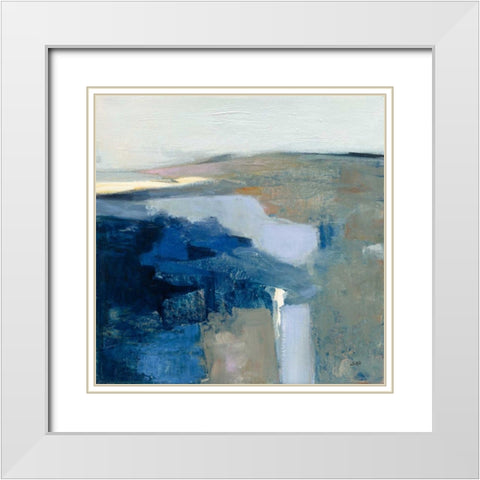Above the Waves White Modern Wood Framed Art Print with Double Matting by Purinton, Julia