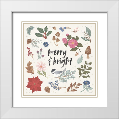 Winter Spirit III White Modern Wood Framed Art Print with Double Matting by Marshall, Laura