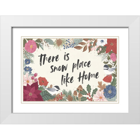 Winter Spirit IV White Modern Wood Framed Art Print with Double Matting by Marshall, Laura