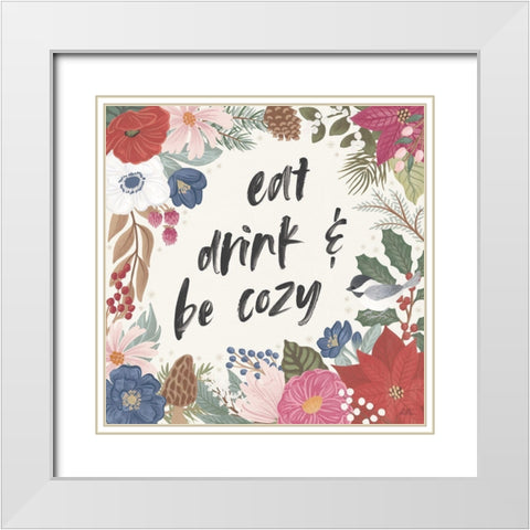 Winter Spirit V White Modern Wood Framed Art Print with Double Matting by Marshall, Laura