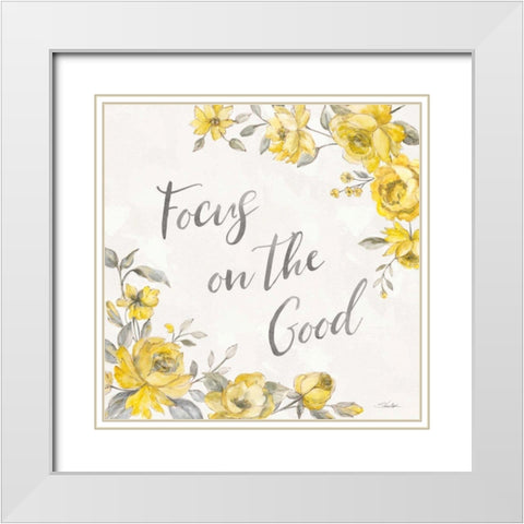 Sunny Roses V White Modern Wood Framed Art Print with Double Matting by Vassileva, Silvia
