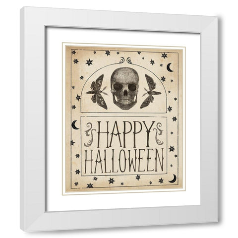 Hocus Pocus II Stars White Modern Wood Framed Art Print with Double Matting by Miller, Sara Zieve