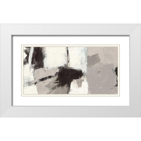 Catalina I Neutral Crop White Modern Wood Framed Art Print with Double Matting by Schick, Mike