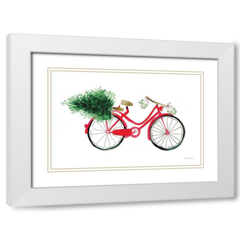 Christmas Delivery I White Modern Wood Framed Art Print with Double Matting by Charro, Mercedes Lopez