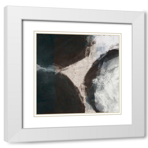 Newgrange White Modern Wood Framed Art Print with Double Matting by Wild Apple Portfolio