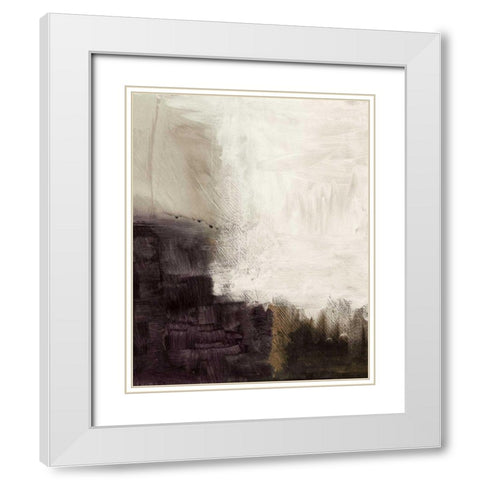 Geyser White Modern Wood Framed Art Print with Double Matting by Wild Apple Portfolio