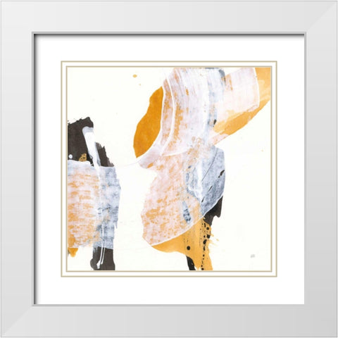 Resistance II White Modern Wood Framed Art Print with Double Matting by Paschke, Chris