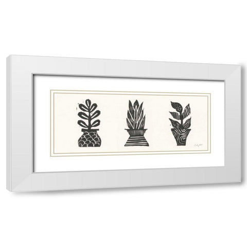 Planted III White Modern Wood Framed Art Print with Double Matting by Prahl, Courtney