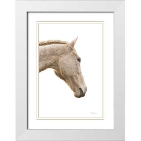 A Horse Named Lady I White Modern Wood Framed Art Print with Double Matting by Schlabach, Sue