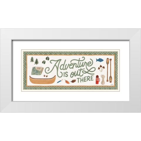 Take a Hike VIII White Modern Wood Framed Art Print with Double Matting by Marshall, Laura