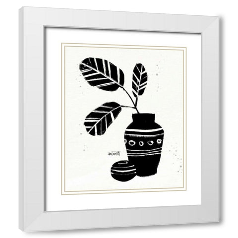 Botanical Sketches VIII White Modern Wood Framed Art Print with Double Matting by Tavoletti, Anne