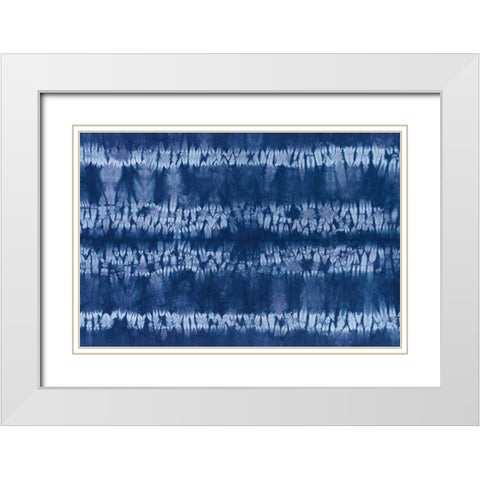 Shiboriscapes I White Modern Wood Framed Art Print with Double Matting by Urban, Mary