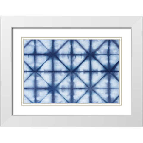 Shiboriscapes II White Modern Wood Framed Art Print with Double Matting by Urban, Mary