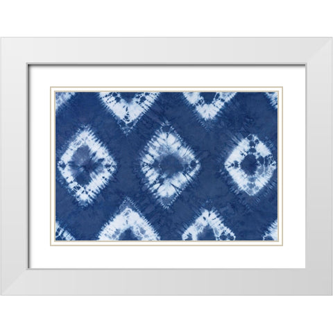 Shiboriscapes III White Modern Wood Framed Art Print with Double Matting by Urban, Mary